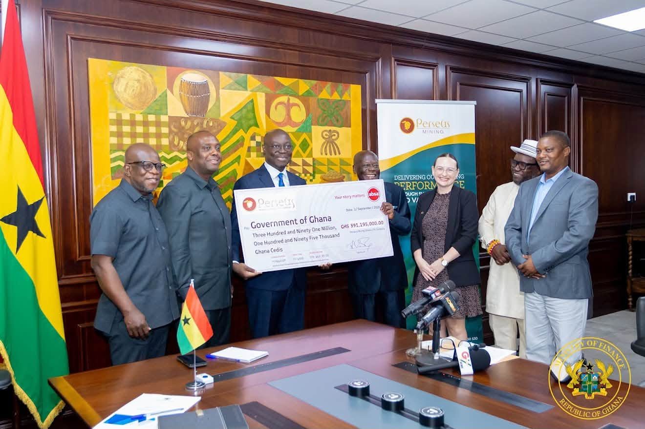 Perseus Mining pays Ghana $35m dividend, up from $5m